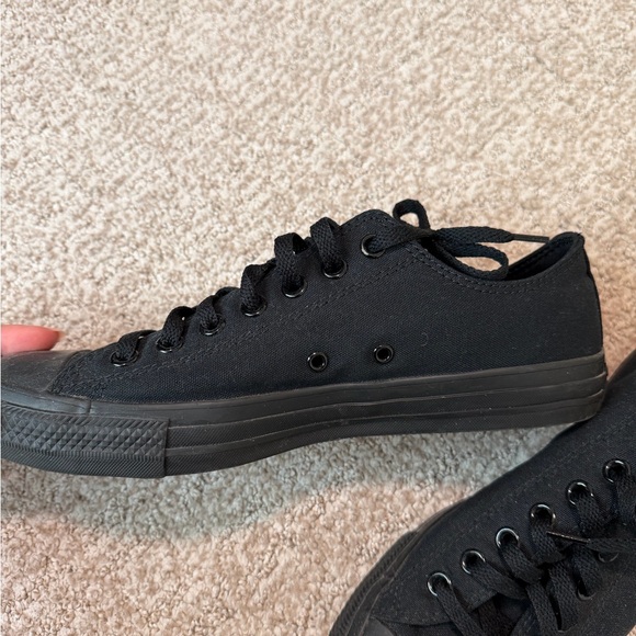 Converse Men's All-Black Canvas Sneakers - Picture 2 of 3